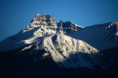20B Mount Hector Morning From Trans Canada Highway Just Before Lake Louise on Drive From Banff in Winter